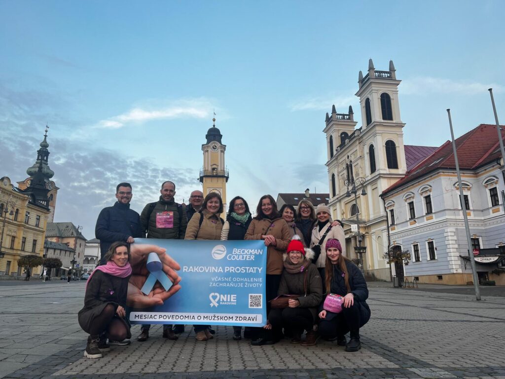 V novembri náš tím – Beckman Coulter Slovenská republika – zvýšil povedomie o prevencii rakoviny prostaty u mužov na celom Slovensku pod záštitou občianskeho združenia NIE RAKOVINE, pacientskej organizácie, ktorá sa venuje osvete a podpore onkologických pacientov. 